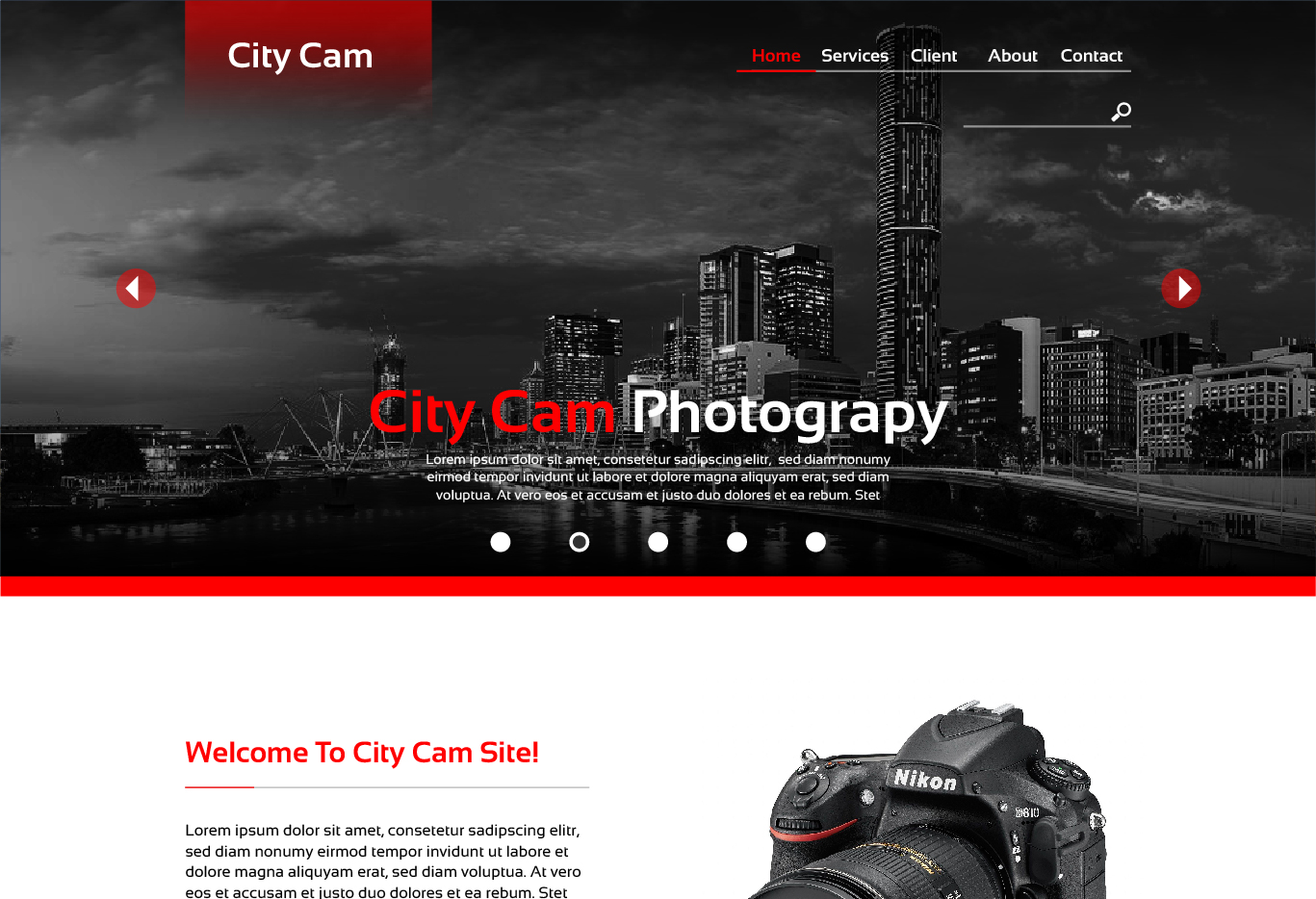 City Cam Photography Mockup