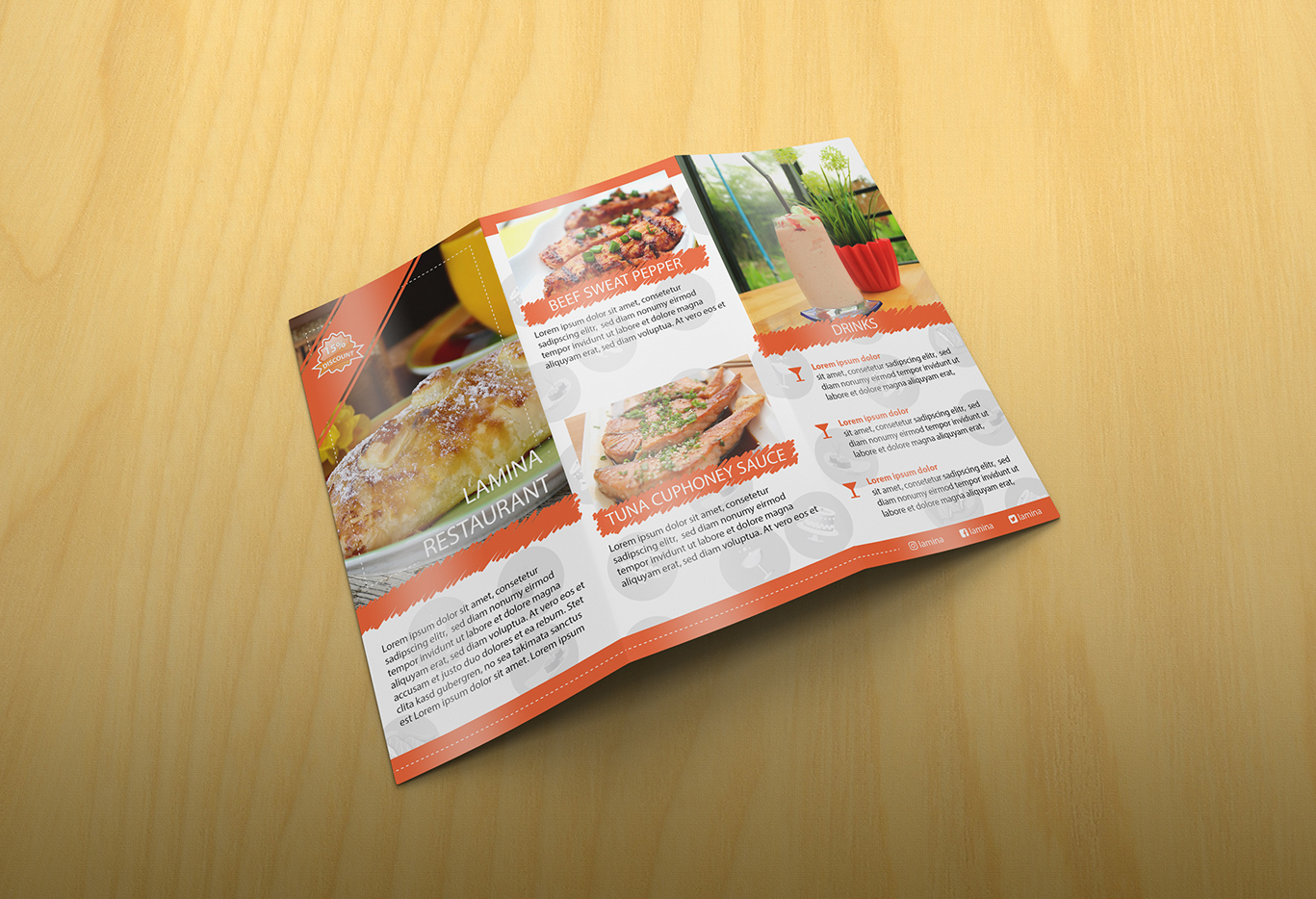 Lamina Restaurant Brochure