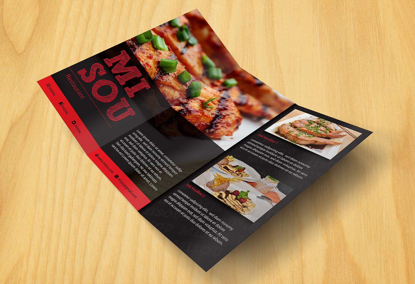 Miso Restaurant Brochure